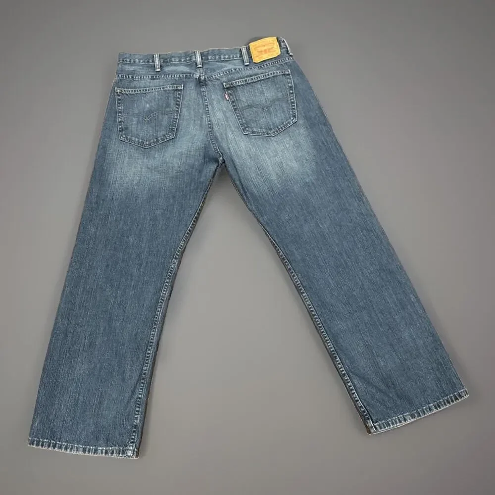 Levi’s 569 Jeans Mens 38x32 Loose Straight Baggy Denim Y2K 2000s 100% Cotton